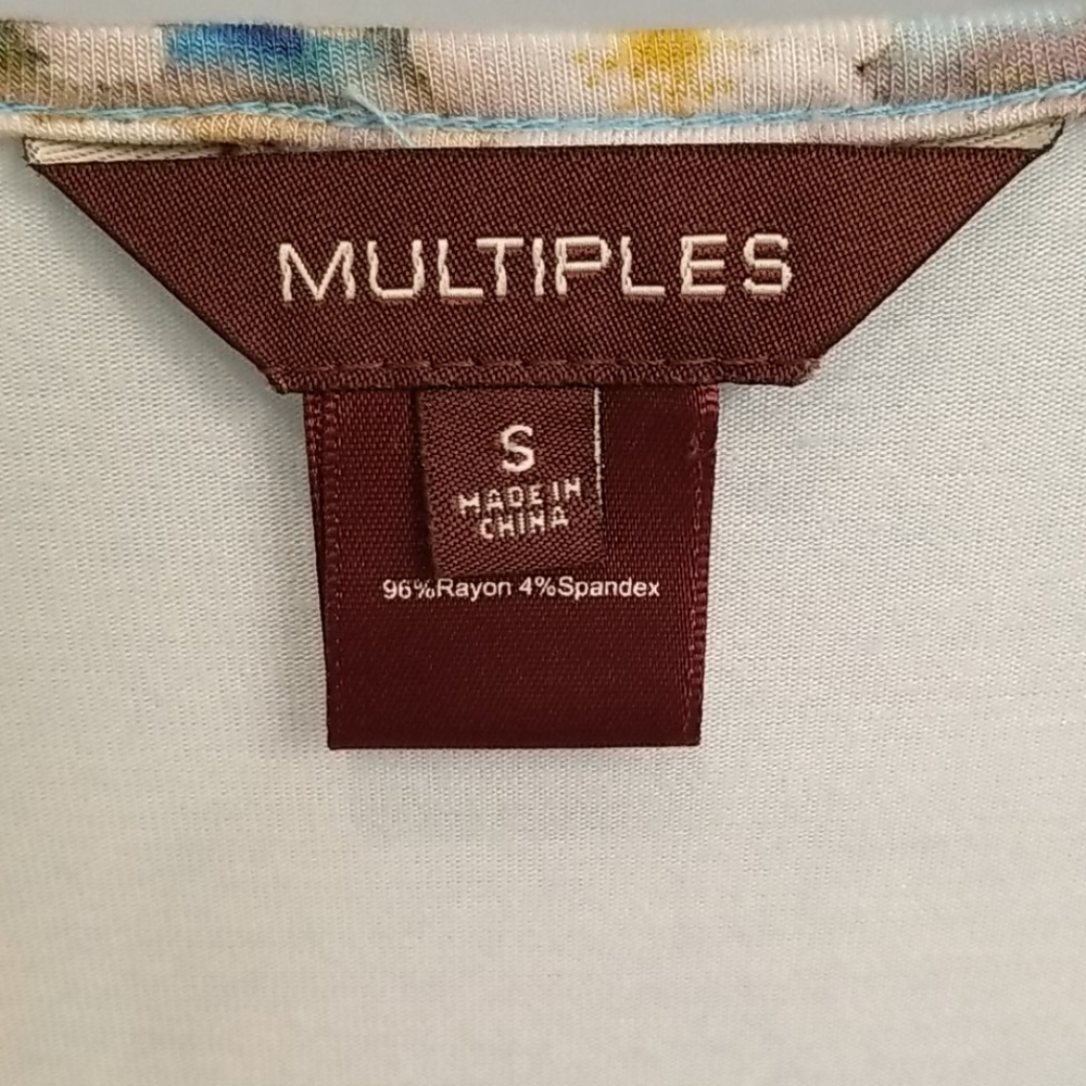 Multiples Eiffel Tower Print Swingy Tunic Top In S - image 2